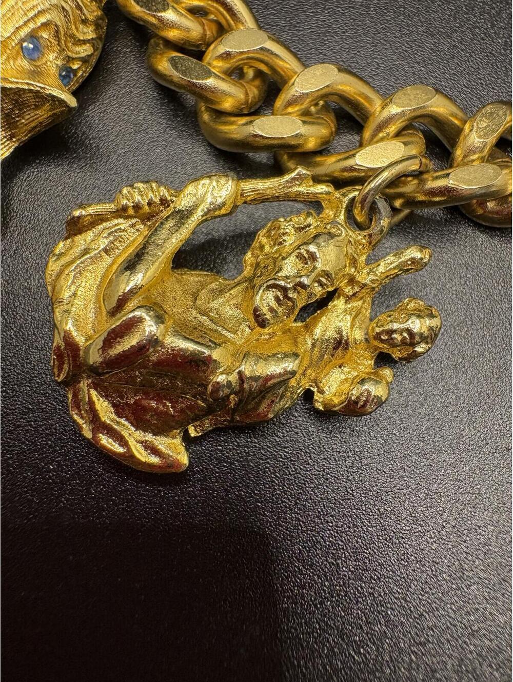 Vintage Gold Tone Charm Bracelet - Picture 3 of 7